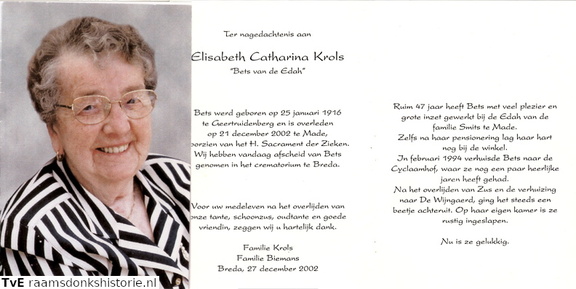 Elisabeth Catharina Krols