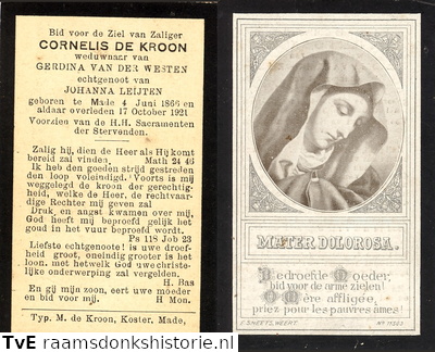 Cornelis de Kroon Johanna Leijten Gerdina Lighart