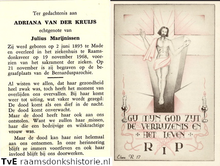 Adriana van der Kruijs Julius Marijnissen