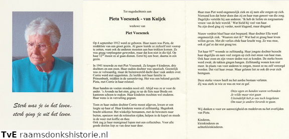 Pieta van Kuijck Piet Voesenek