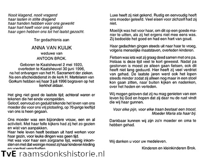 Anna van Kuijk Antoon Brok