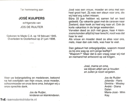 José Kuijpers- Jos de Ruijter