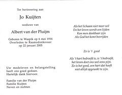 Jo Kuijten- Albert van der Pluijm