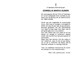 Cornelia Maria Kunen