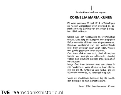 Cornelia Maria Kunen