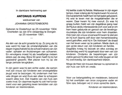 Antonius Kuppens- Johanna Grootenboers