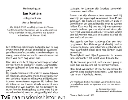 Jan Kusters- Anna Smeekens