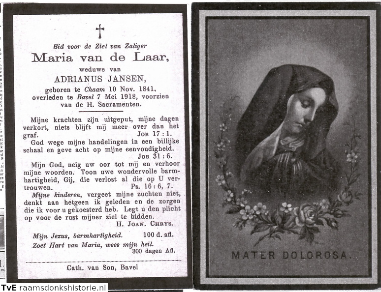 Maria van de Laar Adrianus Jansen