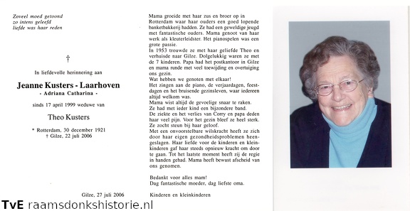 Adriana Catharina Laarhoven Theo Kusters