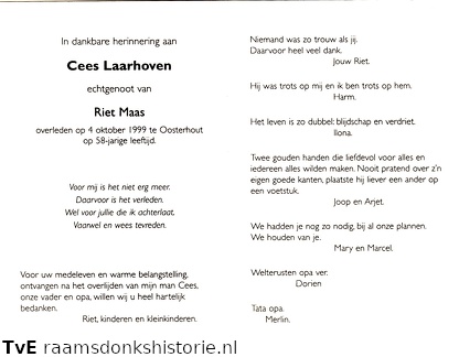 Cees Laarhoven Riet Maas