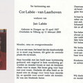 Cor van Laarhoven  Jan Labee