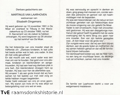 Martinus van Laarhoven Elisabeth Dingemans