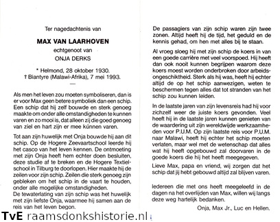 Max van Laarhoven Onja Derks