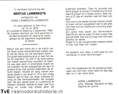 Bertus Lambregts Adrie Lambregts