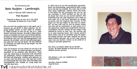 Bets Lambregts Piet Nuijten