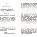 Johanna Maria Jacoba Lambregts Johannes Leonardus Hellemons