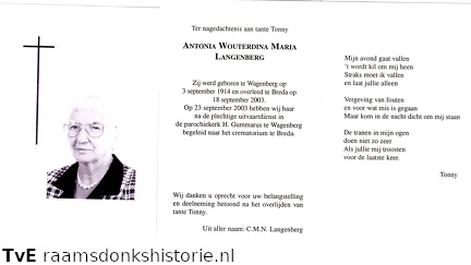 Antonia Wouterdina Maria Langenberg