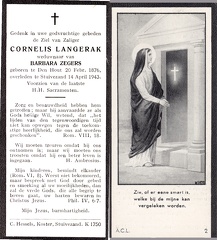 Cornelis Langerak Barbara Zegers