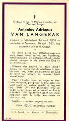 Antonius Adrianus van Langerak