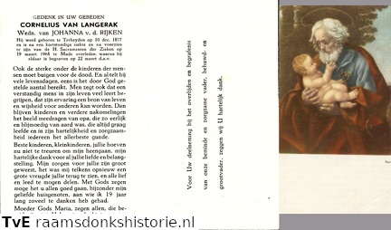Cornelius van Langerak Johanna van de Rijken
