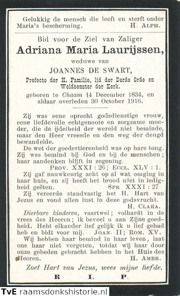 Adriana Maria Laurijssen Joannes de Swart