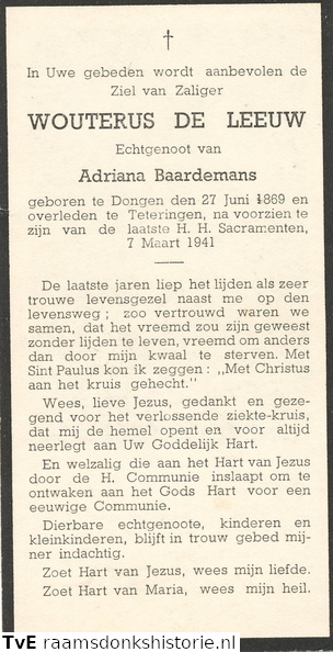Wouterus de Leeuw-Adriana Baardemans