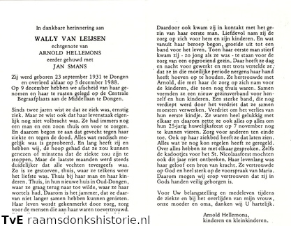 Wally van Leijsen Arnold Hellemons Jan Smans