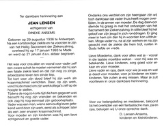 Jean Lensen Dineke Ansems