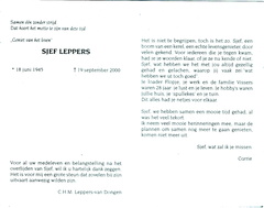 Sjef Leppers Corrie H.M. van Dongen
