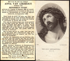 Anna van Lieshout Hendrikus Evers