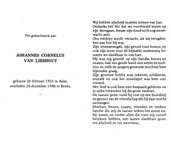Johannes Cornelis van Lieshout