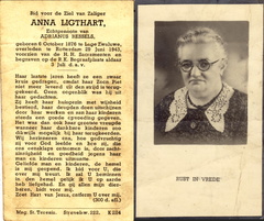 Anna Ligthart Adrianus Hessels