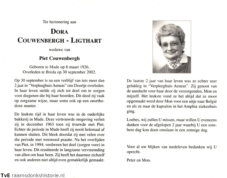 Dora Ligthart Piet Couwenbergh