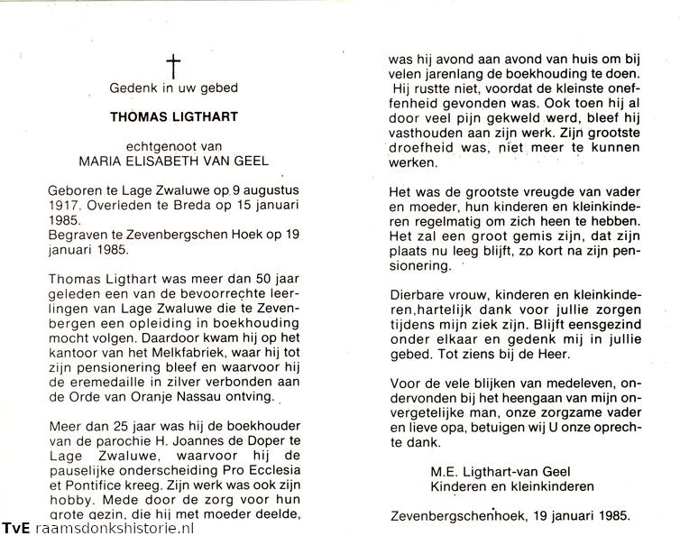 Thomas Ligthart Maria Elisabeth van Geel