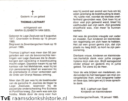 Thomas Ligthart Maria Elisabeth van Geel
