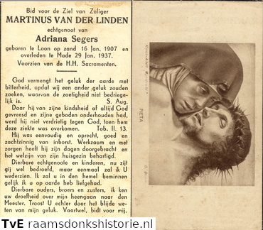 Martinus van der Linden Adriana Segers