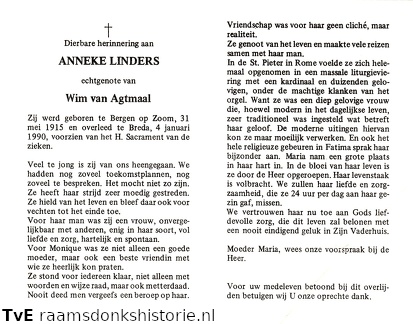 Anneke Linders Wim van Agtmaal