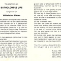 Bartholomeus Lips Wilhelmina Welten