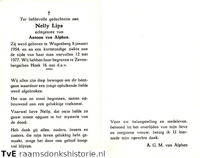 Nelly Lips Antoon van Alphen