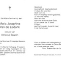 Maria Josephina van de Lisdonk Adrianus Spapen