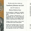 Lamberta Johanna van Lith Marinus Hubertus Graat