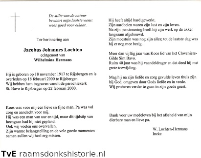 Jacobus Johannes Lochten Wilhelmina Hermans