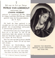 Petrus van Loenhout Joanna Norbart