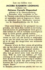 Jacoba Elisabeth Loomans Adrianus Cornelis Diependaal