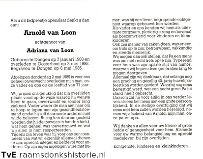 Arnold van Loon Adriana van loon