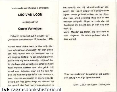 Leo van Loon Corrie Verheijden