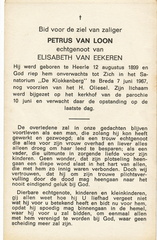 Petrus van Loon Elisabeth van Eekeren