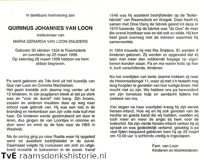 Quirinus Johannes Loonen Maria Gerarda Snijders