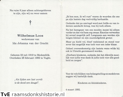 Wilhelmus Loos Ida Johanna van der Gracht