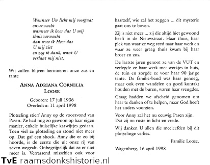 Anna Adriana Cornelia Loose
